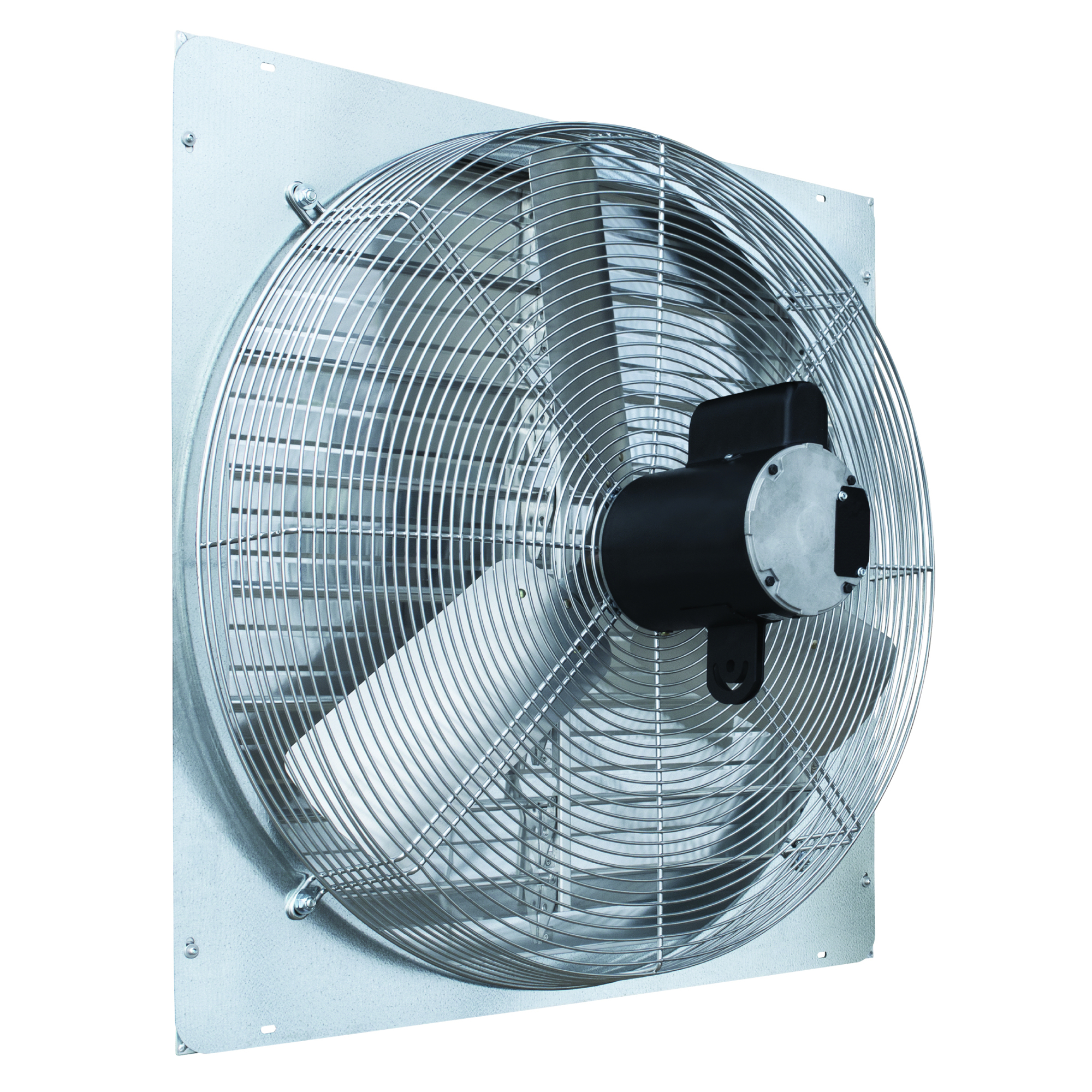 J&D Mfg., ES Shutter Fan, 30in., 115/230V, 1/2HP, Drive Type Direct, Fan Diameter 30 in, Air Delivery 6785 cfm, Model# VES30